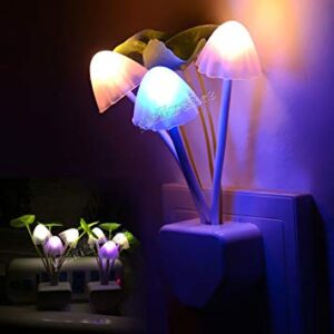 Pack of 2 LED Night Light Mushroom Lamp (Mini)