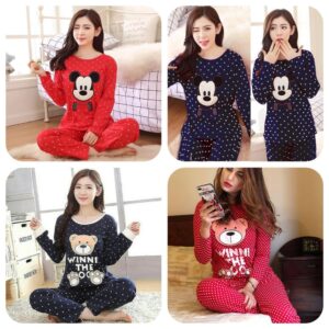 Night Suit For Her Pajama Set ONLY IN 1200 (200 DELIVERY CHARGES)