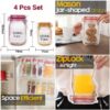 12 Pieces Plastic Jar Bag