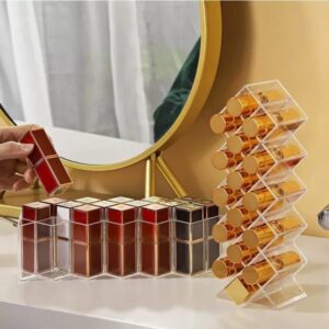 Acrylic 16 Grids lipstick organizer